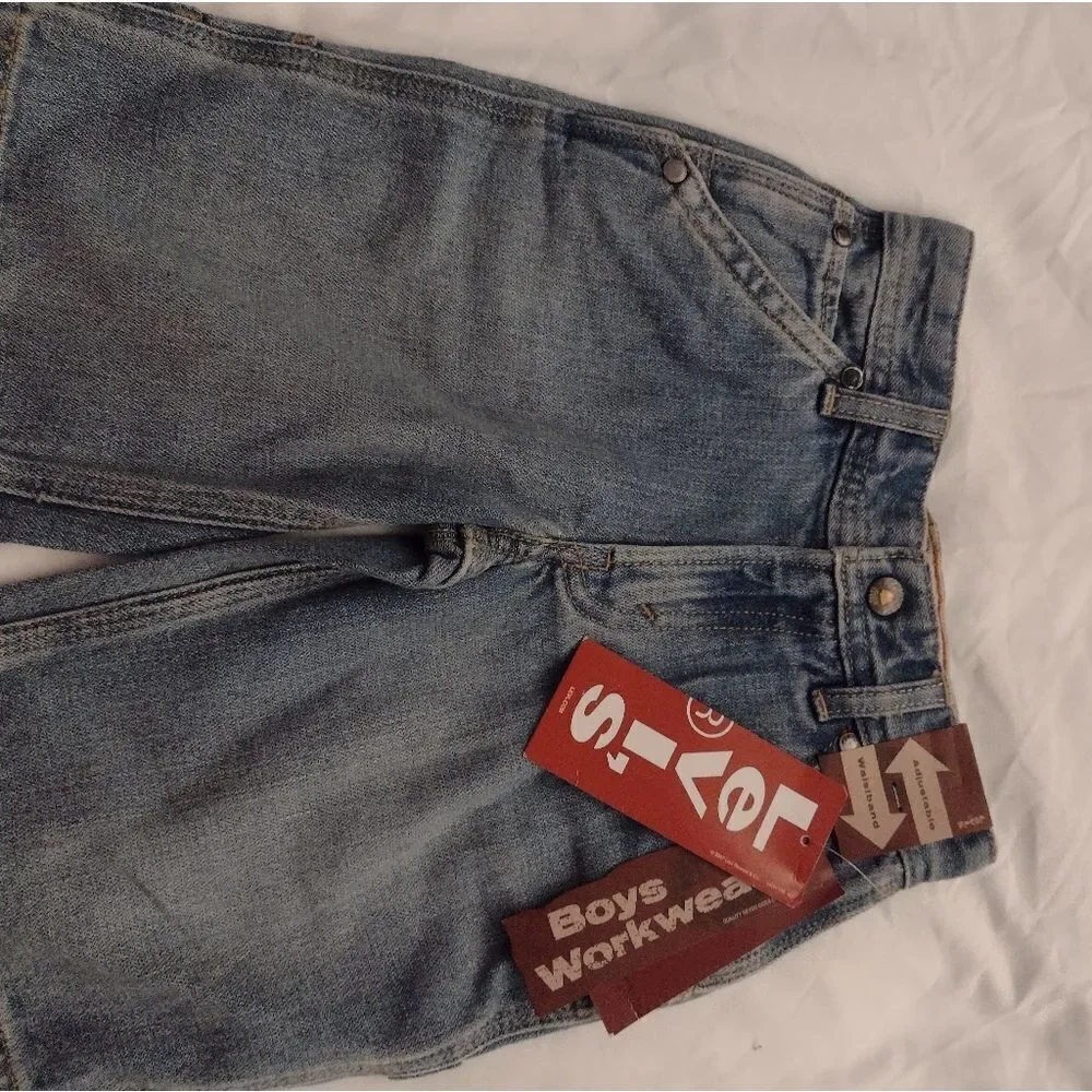 Levi's Boys Workwear Denim Shorts Blue Size 2T NWT (Chi020)